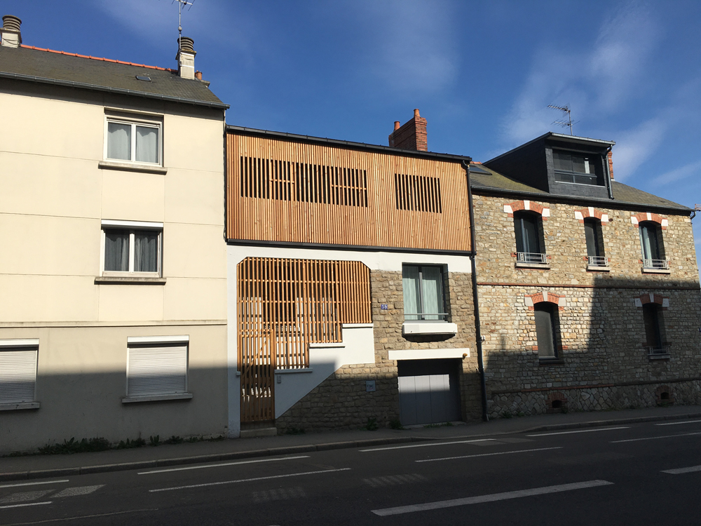 1. Vue d'en haut pour pied à terre à Rennes (quartier rue de Vern)