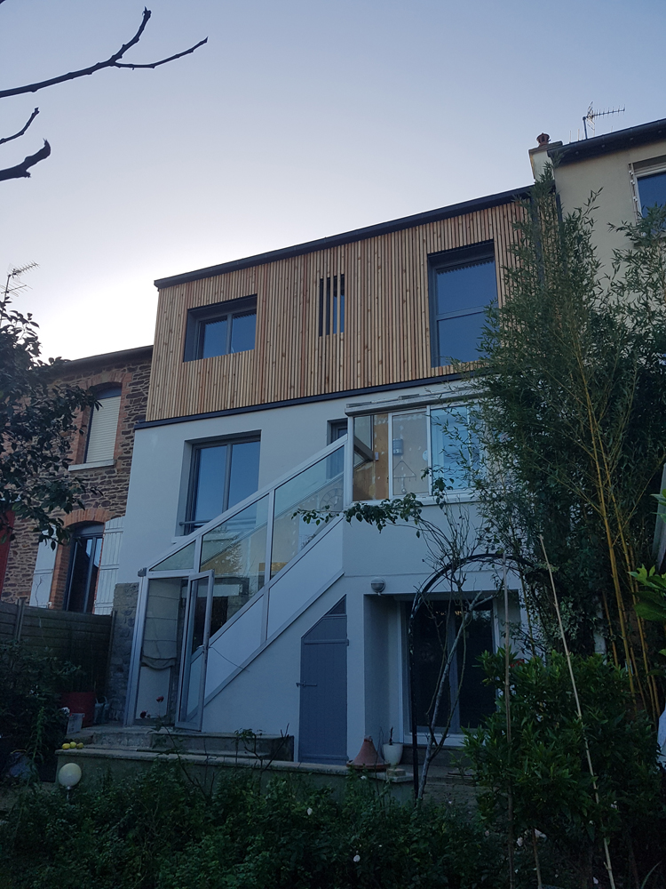 3. Vue d'en haut pour pied à terre à Rennes (quartier rue de Vern)